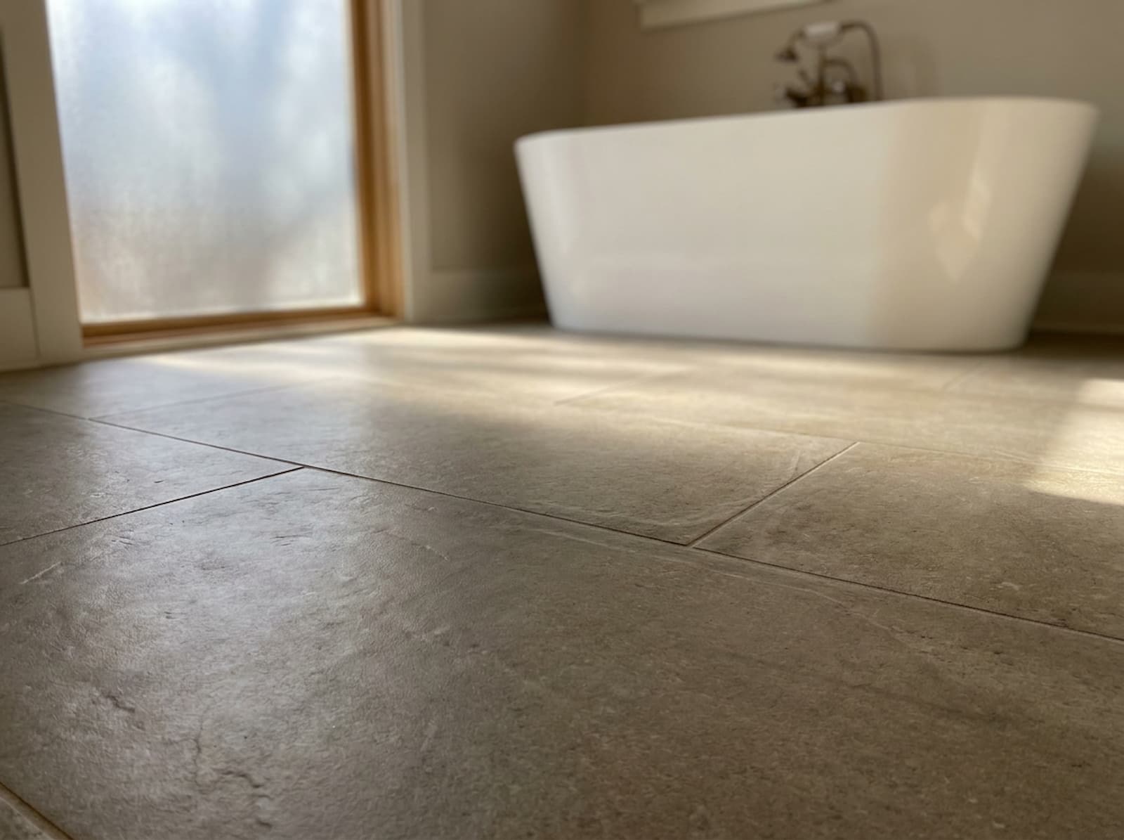 Tile installation detail
