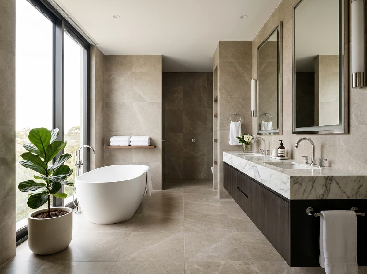 Master bathroom